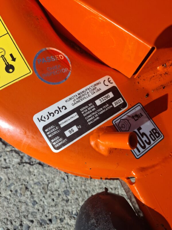 Kubota G21E Low Dump Mower - Image 12