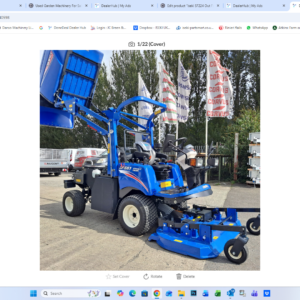 Iseki SF224 Out Front High Dump Collector Mower